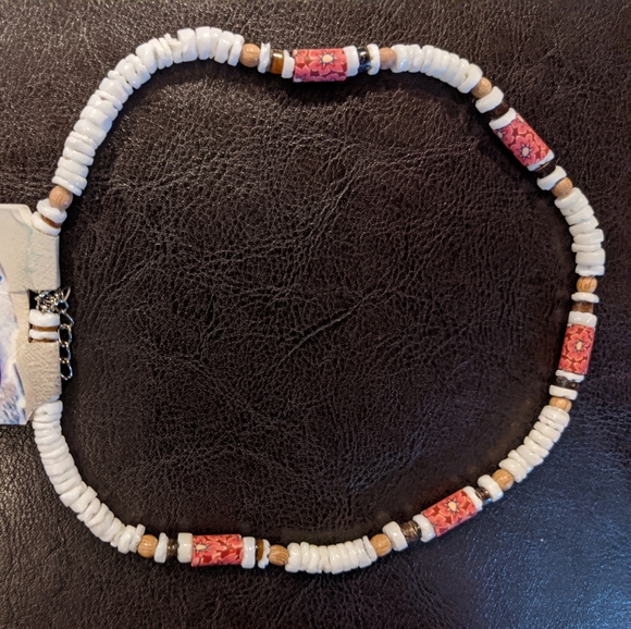 Shell Beaded Necklace and bracelet set NWT - Picture 2 of 3